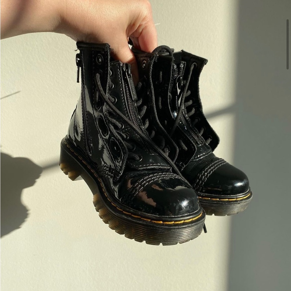 Kids Dr. Martens Sinclair boots (with front and side zippers)